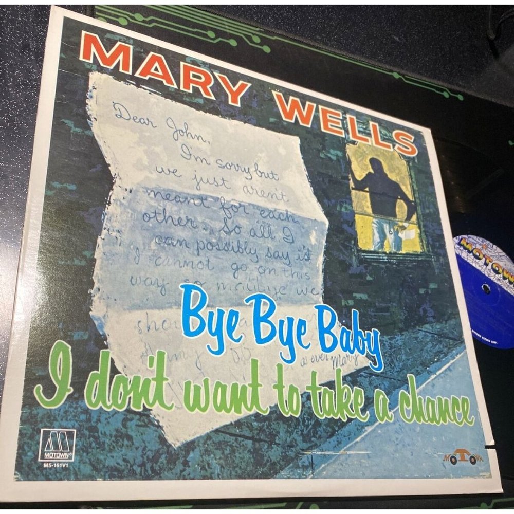 MARY WELLS: bye bye baby MOTOWN 12" LP 33 RPM - VERY GOOD CONDITION